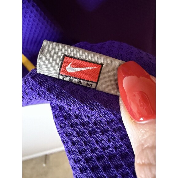 Nike LSU Tigers Shirt Mens Large Purple Dri Fit Polo Football NCAA - Picture 5 of 11